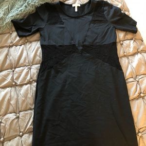 Black dress with cutouts